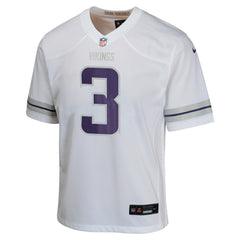 Nike Jordan Addison Minnesota Vikings Youth Game Jersey White