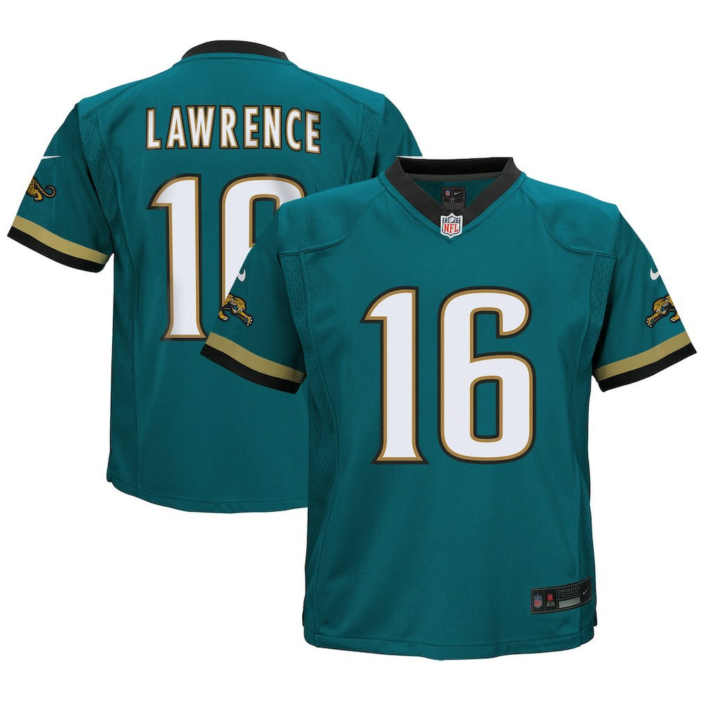 Nike Trevor Lawrence Jacksonville Jaguars Preschool Prowler Throwback Player Game Jersey Teal