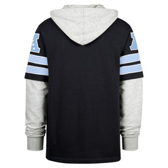 47 brand Tennessee Titans '47 Double Header Blitz Cornerback Pullover Hoodie Navy