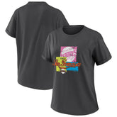 San Francisco Giants WEAR by Erin Andrews Women's Domestic Box Color Boyfriend T-Shirt - Charcoal - MLB on Sale