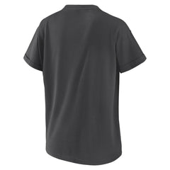 San Francisco Giants WEAR by Erin Andrews Women's Domestic Box Color Boyfriend T-Shirt - Charcoal - MLB on Sale