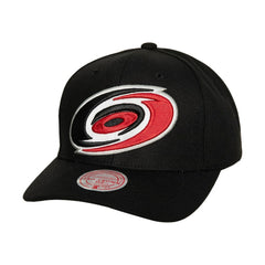 Carolina Hurricanes Mitchell & Ness Core Team Ground Pro Adjustable Hat - Black - NHL 201387177