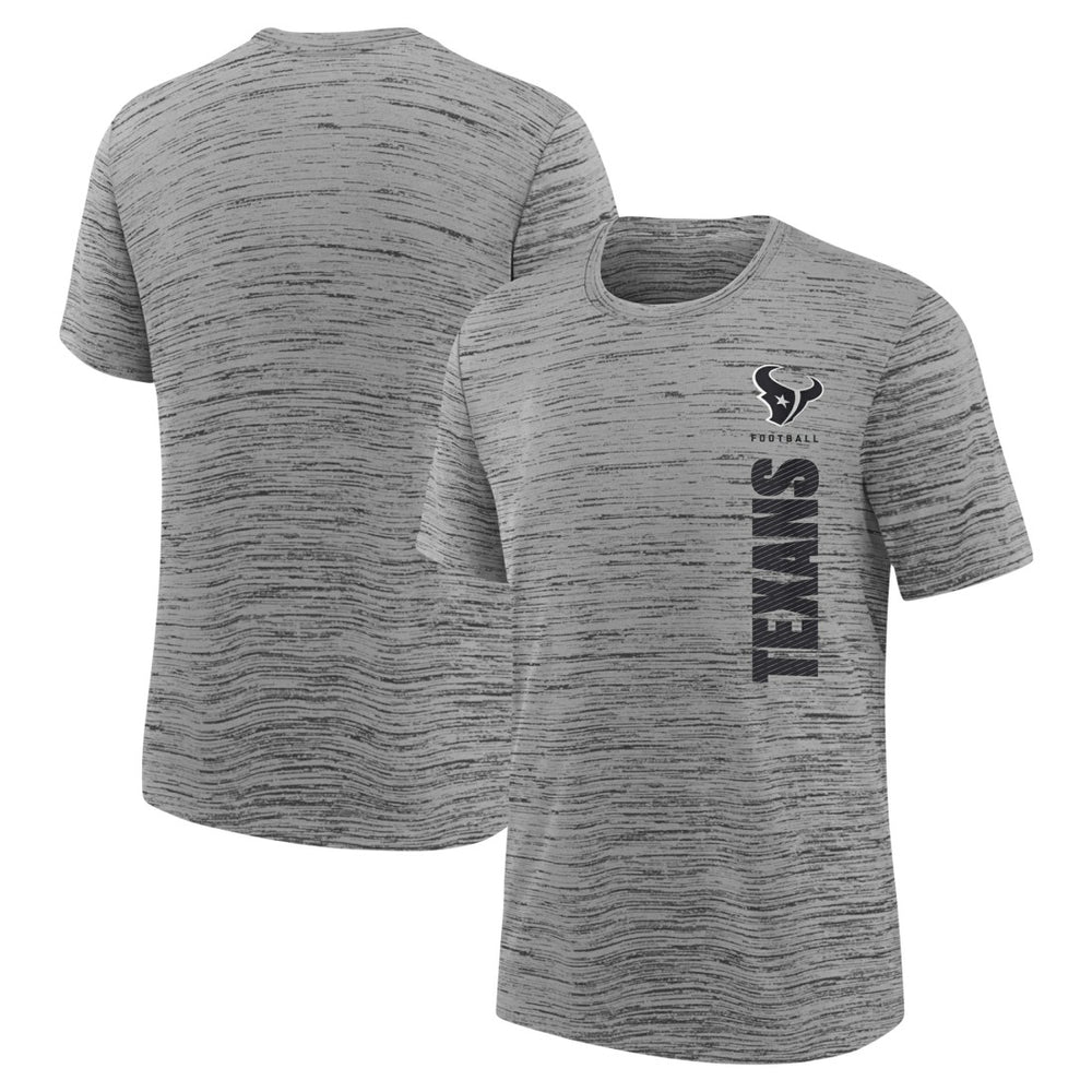 Nike Houston Texans Youth Sideline Velocity Performance T-Shirt Heather Charcoal