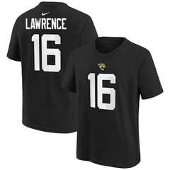 Nike Trevor Lawrence Jacksonville Jaguars Youth Player Name & Number T-Shirt Black