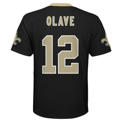 Chris Olave New Orleans Saints Youth Replica Player Jersey Black