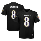 Lamar Jackson Baltimore Ravens Preschool Replica Player Jersey Black
