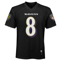Lamar Jackson Baltimore Ravens Preschool Replica Player Jersey Black