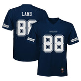 CeeDee Lamb Dallas Cowboys Youth Replica Player Jersey Navy