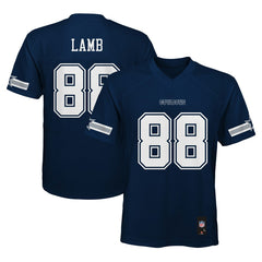 CeeDee Lamb Dallas Cowboys Youth Replica Player Jersey Navy