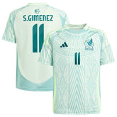 Santiago Giménez Mexico National Team Youth 2024 Away Replica Player Jersey Green - Adidas for sale