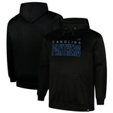 Fanatics Carolina Panthers Big & Tall Fleece Pullover Hoodie Black