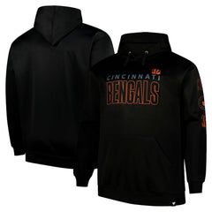 Fanatics Cincinnati Bengals Big & Tall Fleece Pullover Hoodie Black