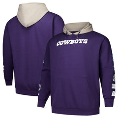 Fanatics Dallas Cowboys Big & Tall Patched Out Pullover Hoodie Purple