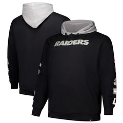 Fanatics Las Vegas Raiders Big & Tall Patched Out Pullover Hoodie Black