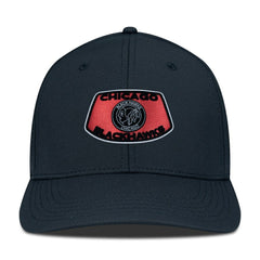 Chicago Blackhawks Levelwear Retro Skylight Rise Flex Hat - Black - NHL 201398277