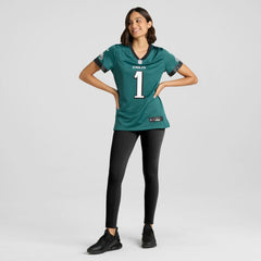 Nike Jalen Hurts Philadelphia Eagles Women's Team Game Jersey Midnight Green