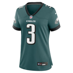 Nike Nolan Smith Philadelphia Eagles Women's Team Game Jersey Midnight Green