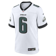 Nike DeVonta Smith Philadelphia Eagles White Game Jersey White