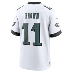 Nike A.J. Brown Philadelphia Eagles White Game Jersey White