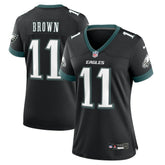 Nike A.J. Brown Philadelphia Eagles Women's Alternate Game Jersey Black