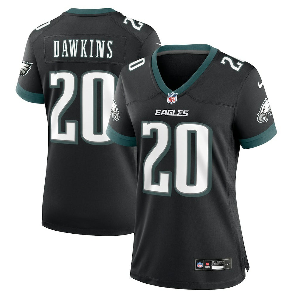 Nike Brian Dawkins Philadelphia Eagles Women's Alternate Game Jersey Black