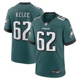Nike Jason Kelce Philadelphia Eagles Team Game Jersey Midnight Green