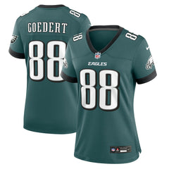 Nike Dallas Goedert Philadelphia Eagles Women's Team Game Jersey Midnight Green