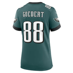 Nike Dallas Goedert Philadelphia Eagles Women's Team Game Jersey Midnight Green