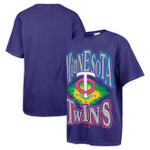 Minnesota Twins '47 Women's Flashing Lights Boyfriend T-Shirt - Navy - 47 brand Online