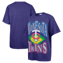 Minnesota Twins '47 Women's Flashing Lights Boyfriend T-Shirt - Navy - 47 brand Online