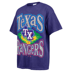 Texas Rangers '47 Women's Flashing Lights Boyfriend T-Shirt - Navy - 47 brand Lifestyle