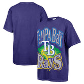 Tampa Bay Rays '47 Women's Flashing Lights Boyfriend T-Shirt - Navy - 47 brand Lifestyle