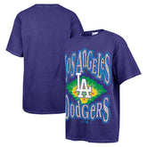 Los Angeles Dodgers '47 Women's Flashing Lights Boyfriend T-Shirt - Navy - 47 brand Online