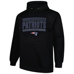 Fanatics New England Patriots Big & Tall Pop Pullover Hoodie Black