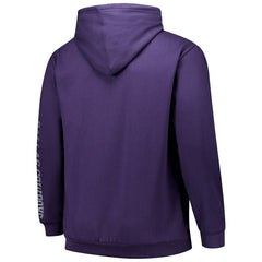 Fanatics Dallas Cowboys Big & Tall Sleeve Hit Full-Zip Hoodie Purple