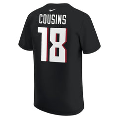 Nike Kirk Cousins Atlanta Falcons Youth Player Name & Number T-Shirt Black