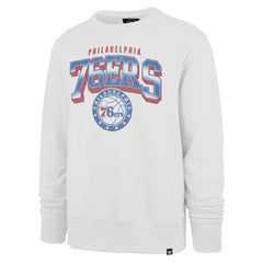 Philadelphia 76ers '47 Big & Tall Spotlight Headline Pullover Sweatshirt Cream | 47 brand online