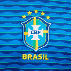 Neymar Jr. Brazil National Team Women's 2024 Away Stadium Replica Player Jersey – Blue - Nike
