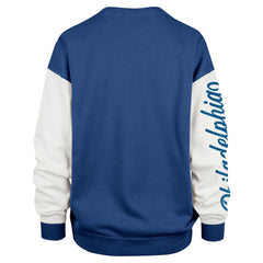 Philadelphia 76ers '47 Women's Rise Andie Oversized Pullover Sweatshirt Royal | 47 brand outlet