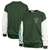 Milwaukee Bucks '47 Women's Rise Andie Oversized Pullover Sweatshirt Hunter Green | 47 brand discount