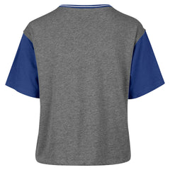 Philadelphia 76ers '47 Women's Rise Clubhouse Ziggy Color Block T-Shirt Gray | 47 brand US