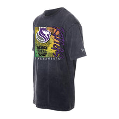 Sacramento Kings Distressed Sport Classics Enzyme Washed T-Shirt Black | New Era US