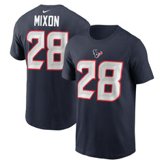 Nike Joe Mixon Houston Texans Player Name & Number T-Shirt Navy