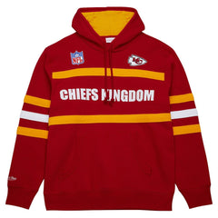Kansas City Chiefs Vintage Logo Head Coach Fleece Pullover Hoodie Red