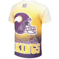 Mitchell & Ness Minnesota Vikings Team Burst Vintage Logo T-Shirt White