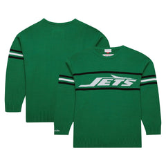 Mitchell & Ness New York Jets Throwback 1984 Pullover Sweater Green