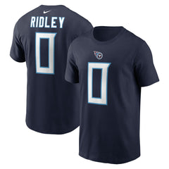 Nike Calvin Ridley Tennessee Titans Player Name & Number T-Shirt Navy