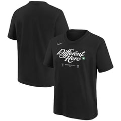 Boston Celtics Unisex 2024 NBA Playoffs Mantra T-Shirt Black | Nike outlet