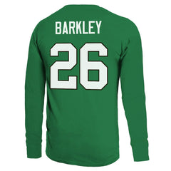 Saquon Barkley Philadelphia Eagles Majestic Threads Name & Number Long Sleeve T-Shirt Kelly Green