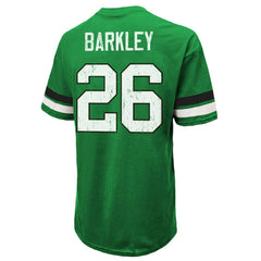 Saquon Barkley Philadelphia Eagles Majestic Threads Name & Number Oversized T-Shirt Kelly Green